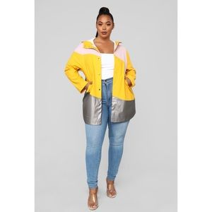 Colorblock Rain Jacket